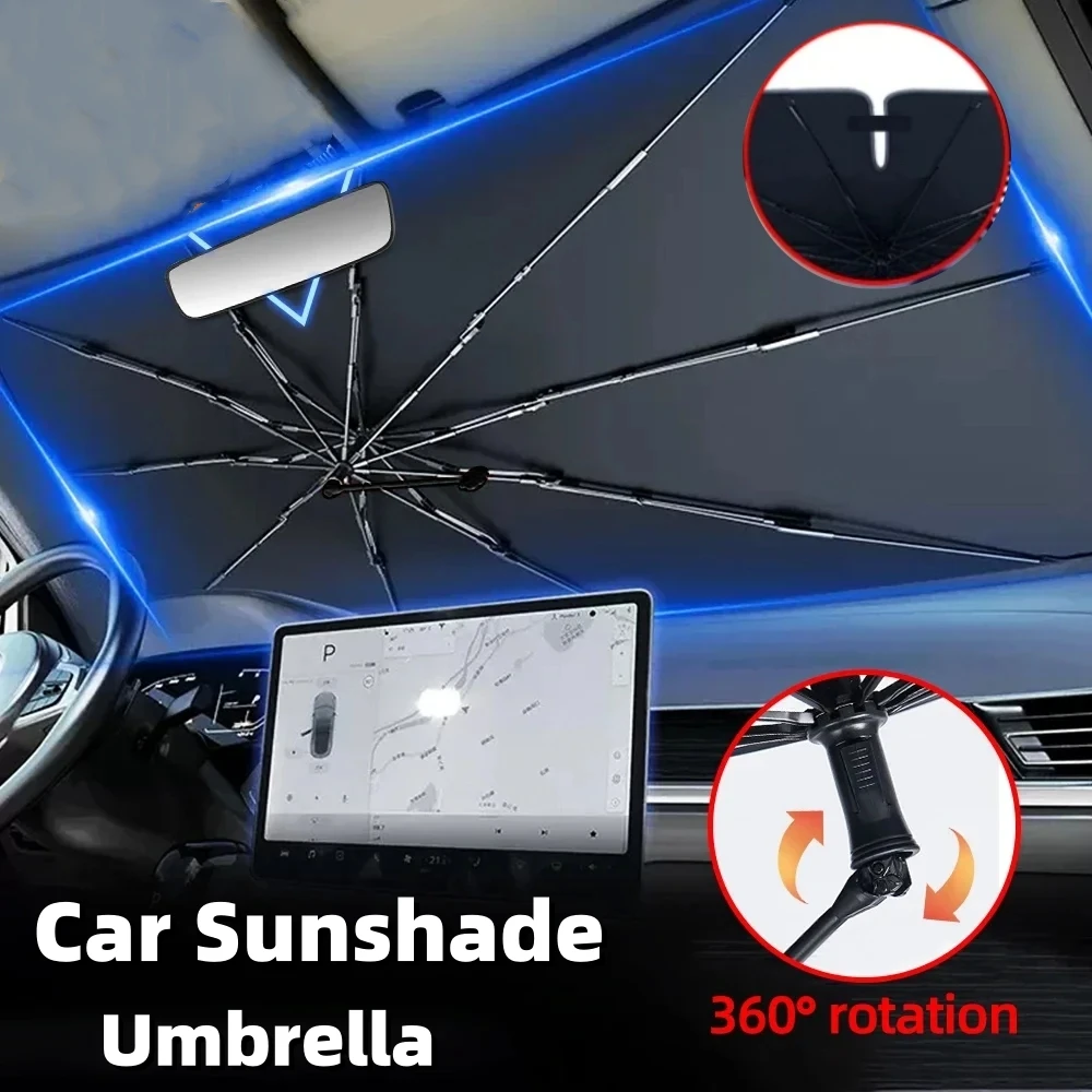 Car Accessories Gifts - Car Front Windshield Sunshade Heat Insulation