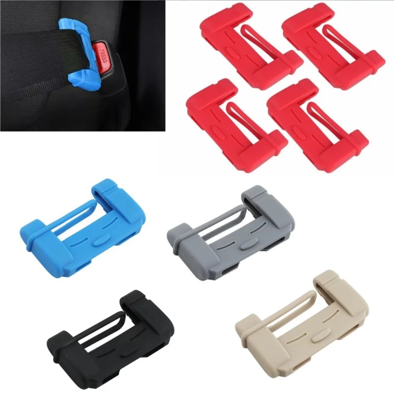 Car Accessories Inside - 2pcs Car Seat Belt Clip Silicone