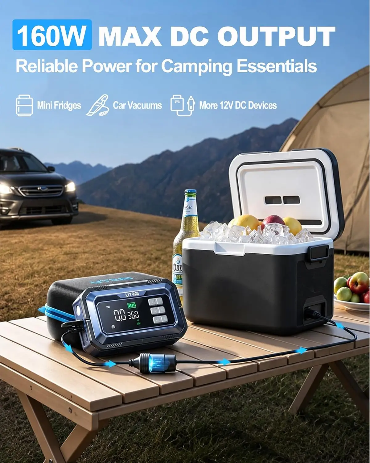 Jump Starter with Air Compress - Portable Jump Starter 评论和价格