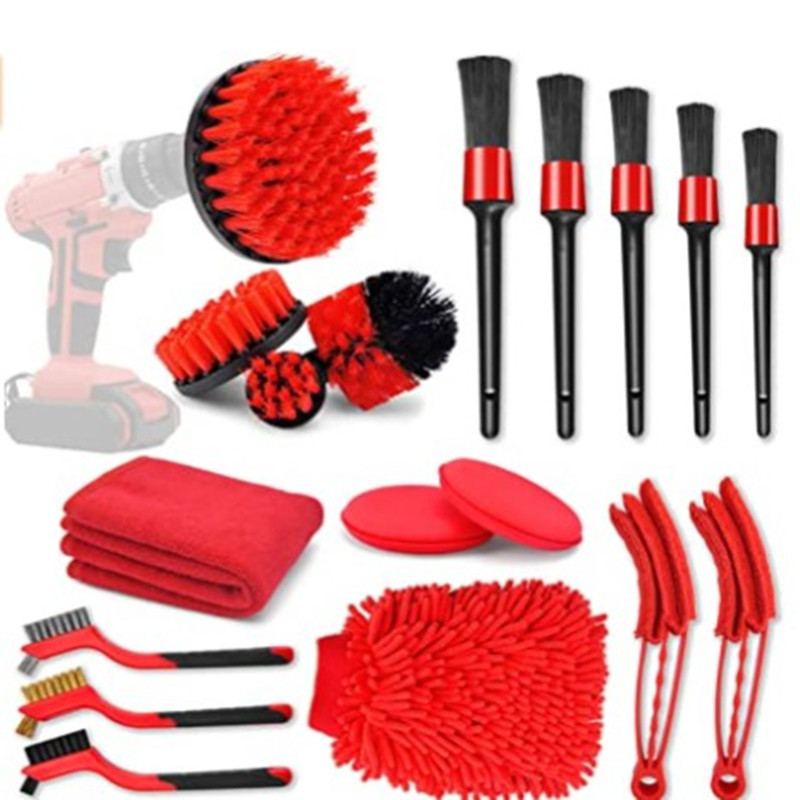 Car Cleaning Brush Kit with Dr - Car Detailing Brush 评论和价格