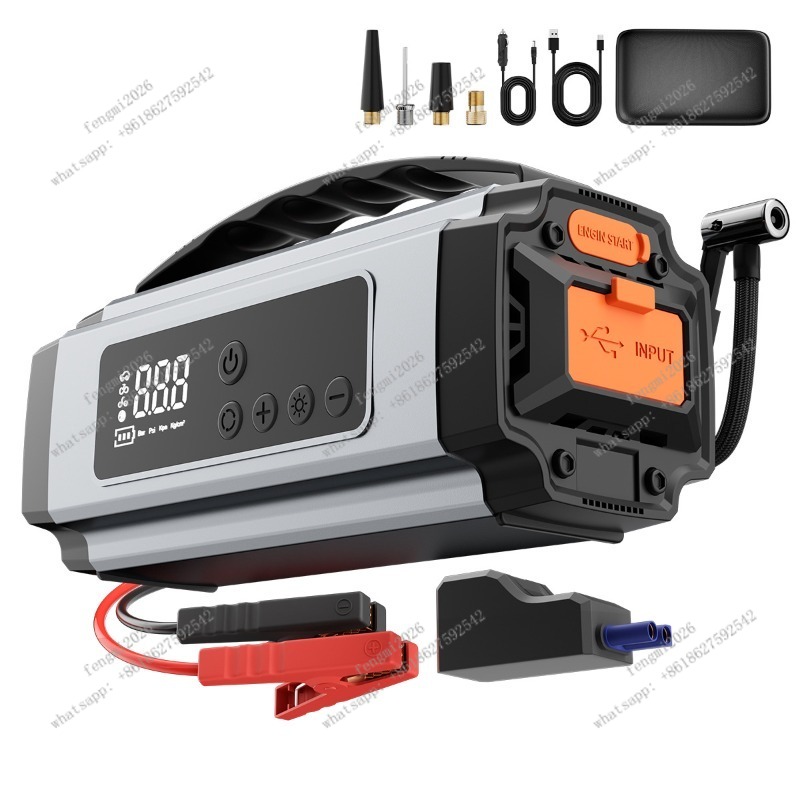 Portable Car Tire Inflator Pum - Portable Jump Starter 评论和价格