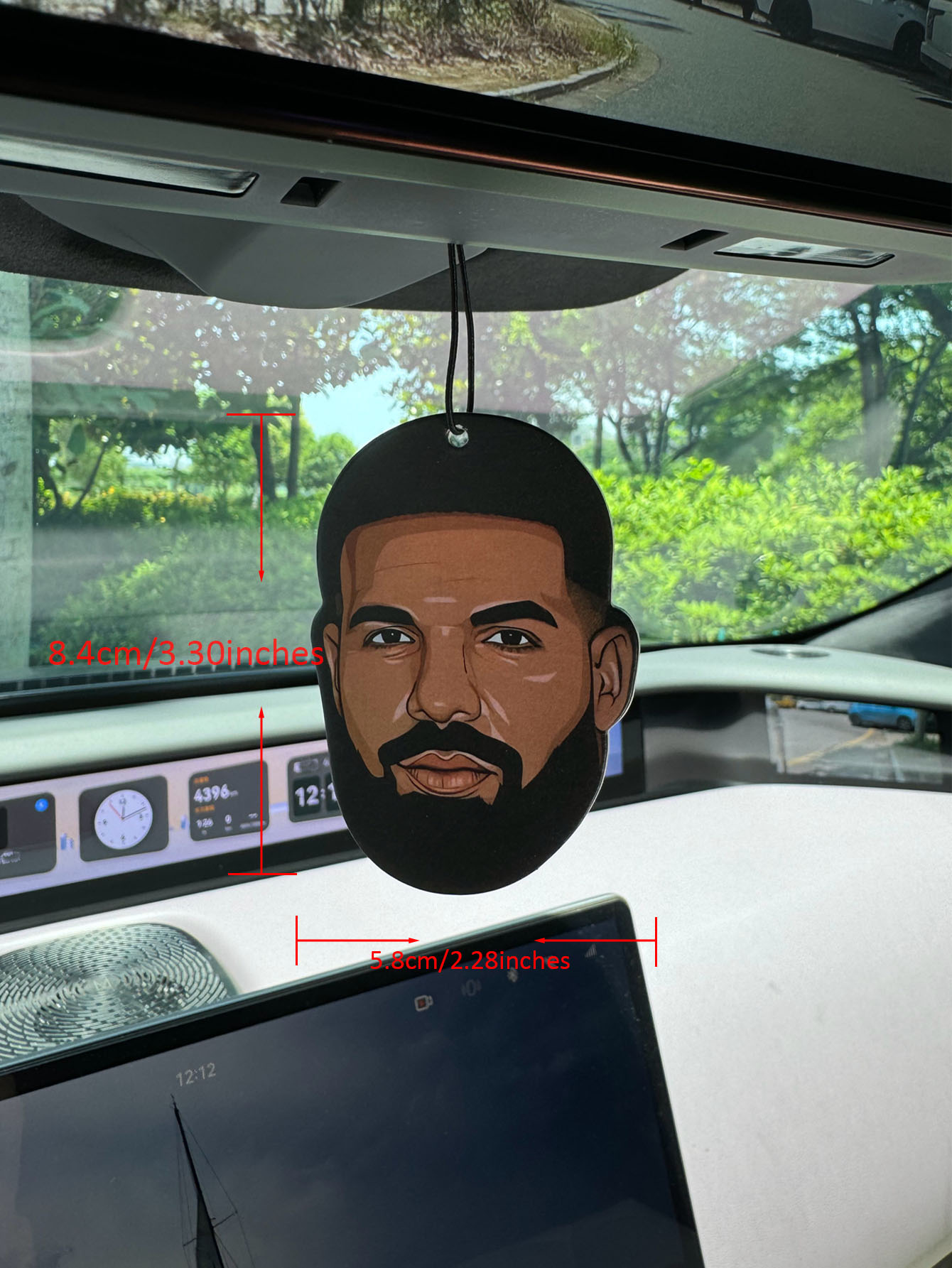 Drake Face Car Fragrance Table - Car Accessories Juicy Couture 评论和价格