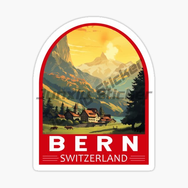 BERN SWITZERLAND Flag Car Stic - Car Accessories Usa 评论和价格