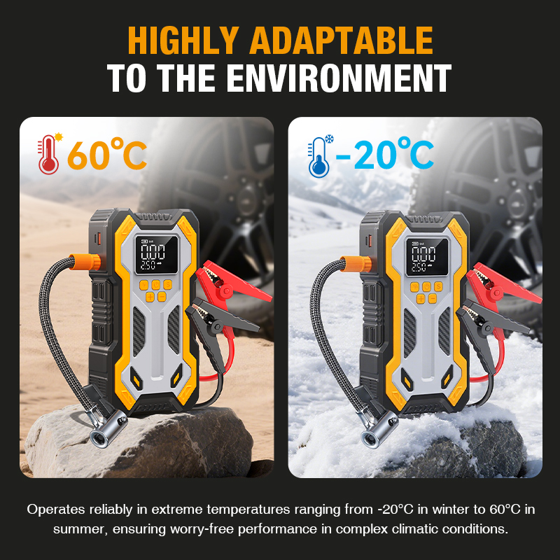 Jump Starter with Air Compress - Portable Jump Starter 评论和价格