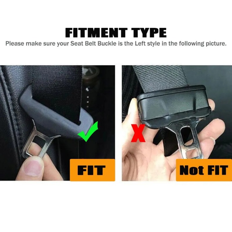 2pcs Car Seat Belt Clip Silico - Car Accessories Inside 评论和价格