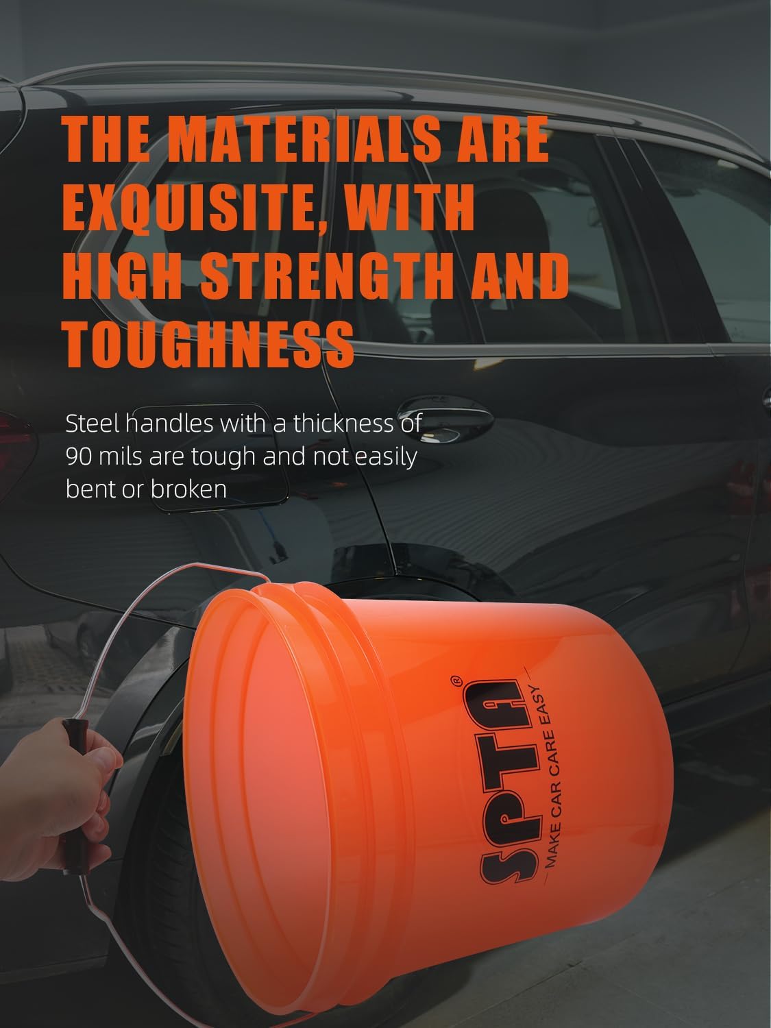 SPTA 31Pcs Car Wash 15L Bucket - Car Detailing Brush 评论和价格