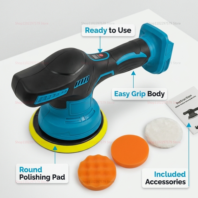 Wireless 18V Electric Car Poli - Car Detailing Brush 评论和价格