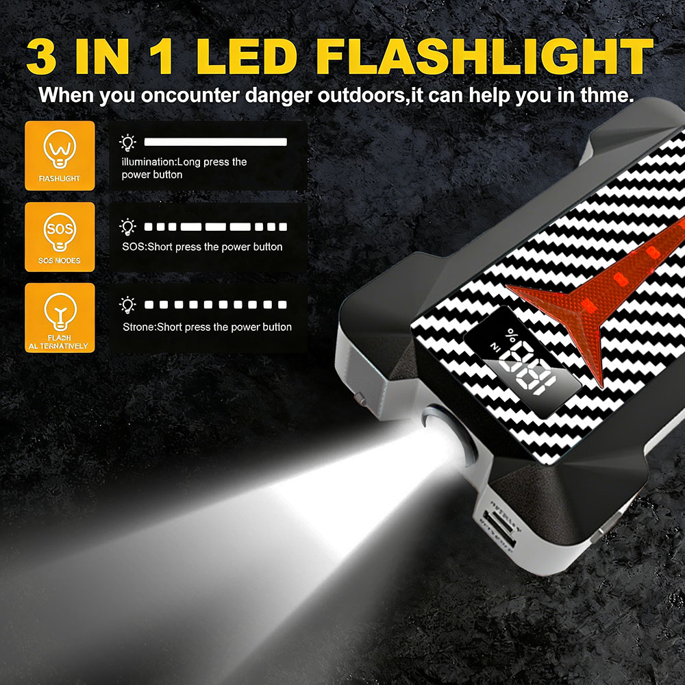 High Power Car Jump Starter Po - Portable Jump Starter 评论和价格