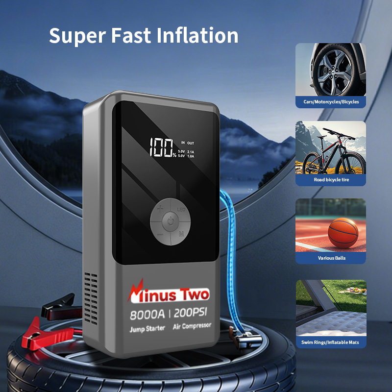 Digital Display Smart Jump Sta - Portable Jump Starter 评论和价格