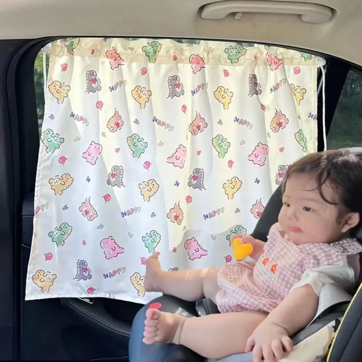 Suction Cup Curtain In The Car - Automatic Car Sunshade 评论和价格