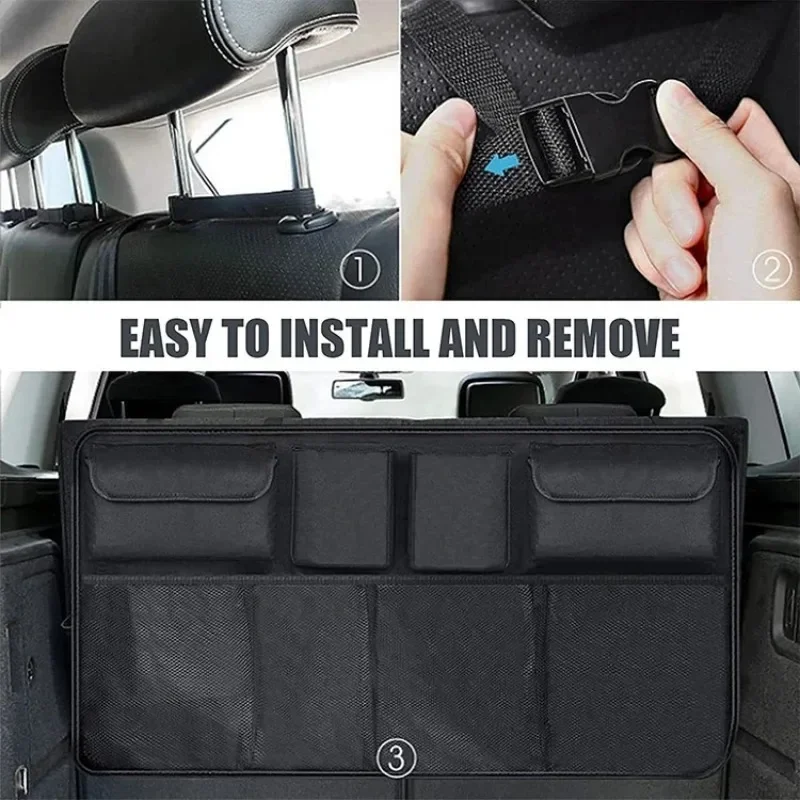 Car Rear Racks Storage Bag Net - Car Accessories Hanging 评论和价格